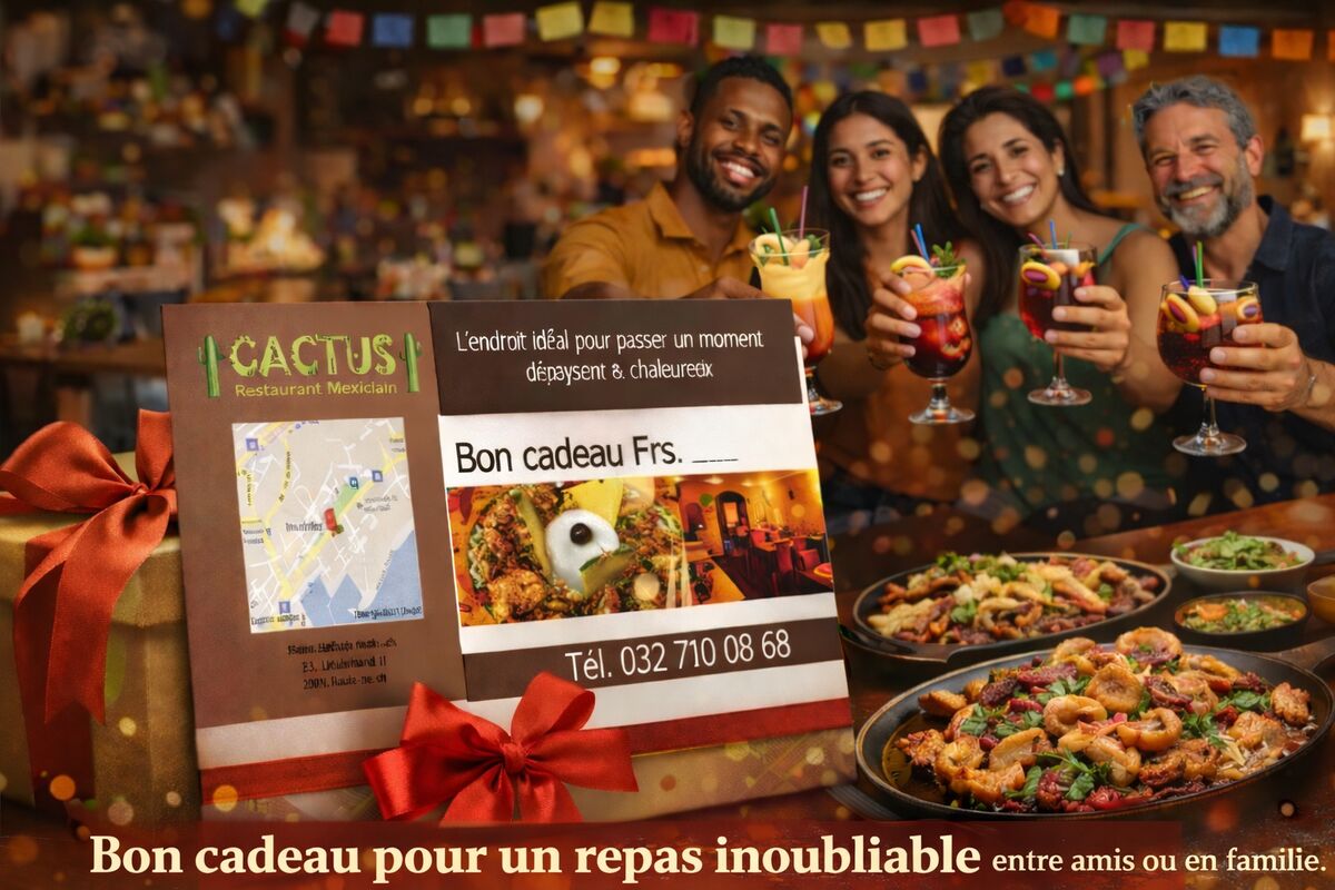 Bon cadeau - Restaurant Le Cactus
