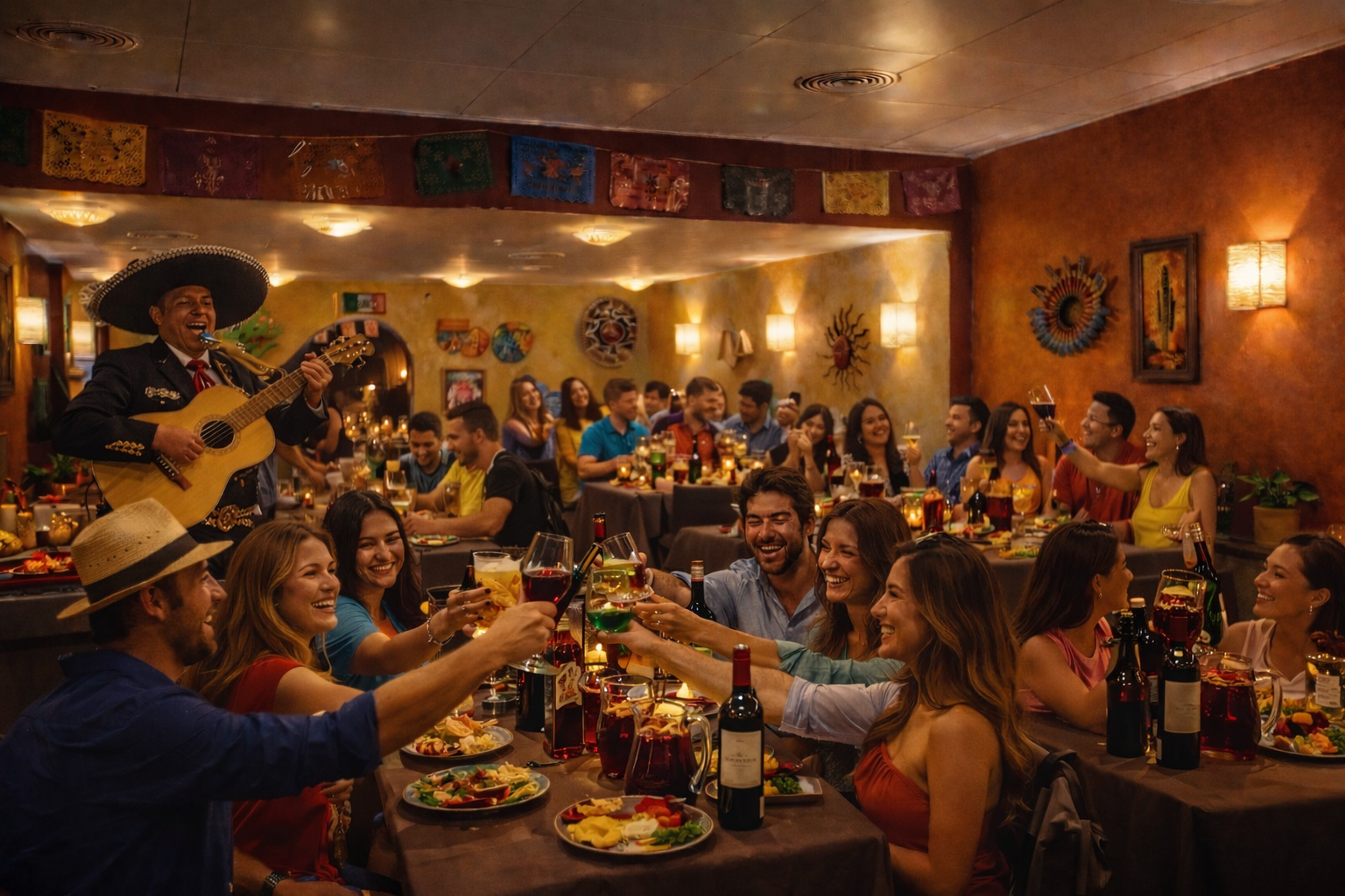 Repas de groupe au Restaurant Le Cactus Neuchâtel